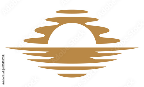 the sun is over the horizon