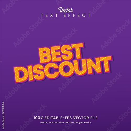 3D Text Effect Best Discount EPS FIle