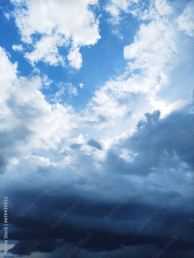 Obraz premium blue sky with clouds