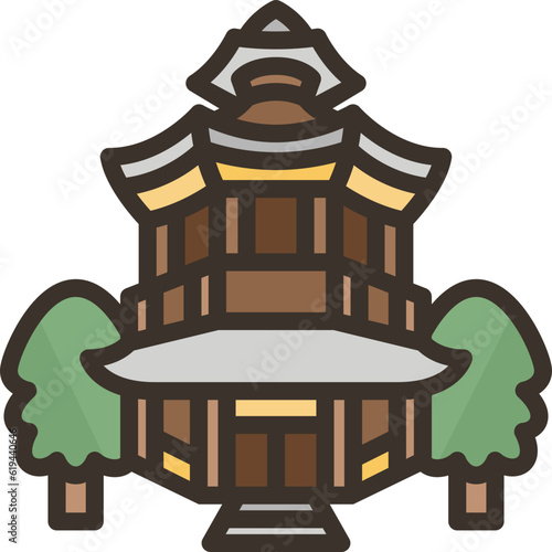 pagoda  icon