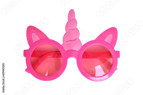 Cute pink unicorn sunglasses with horn and ears