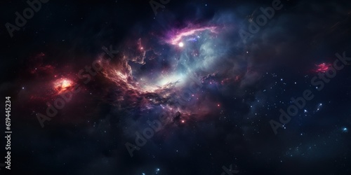Beautiful nebula in outer space © Opacity Media