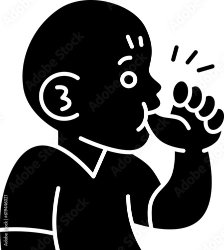 sucking  icon