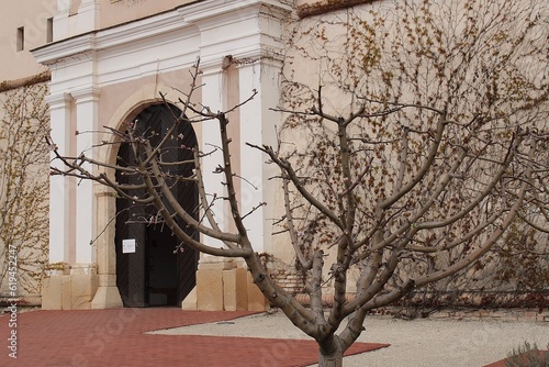 The entrance of Ozora Pipo Castle, Hungary photo