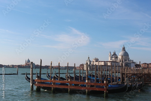 Venice city, gondolas, churches, tourists, canals.. Venice Italy