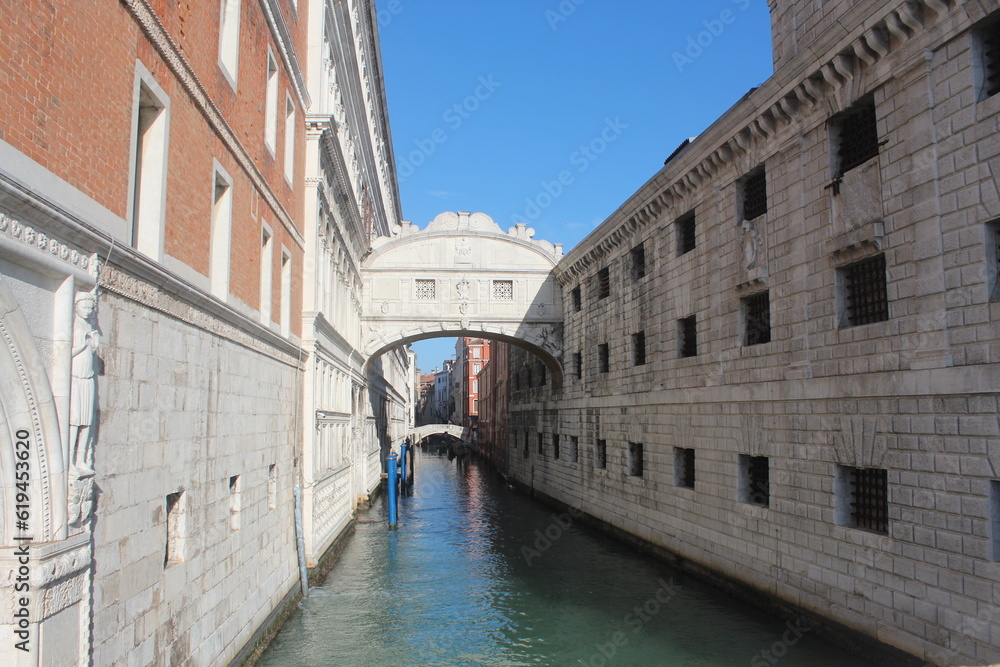 Venice city, gondolas, churches, tourists, canals.. Venice Italy