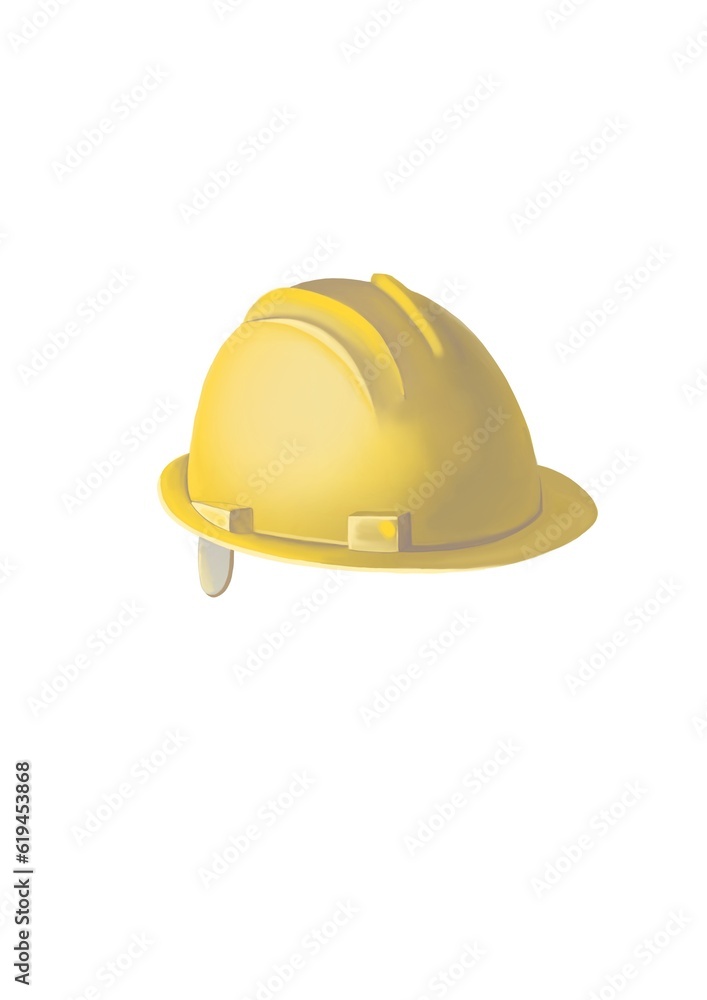 illustration of items for computer games, protective construction helmet illustration of items for computer games, protective construction helmet