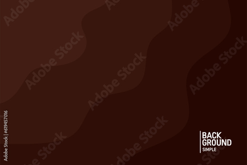 Abstract background in brown colors. Fluid banner template vector illustration.