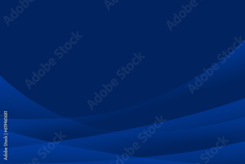 Navy blue abstract and calm curved background