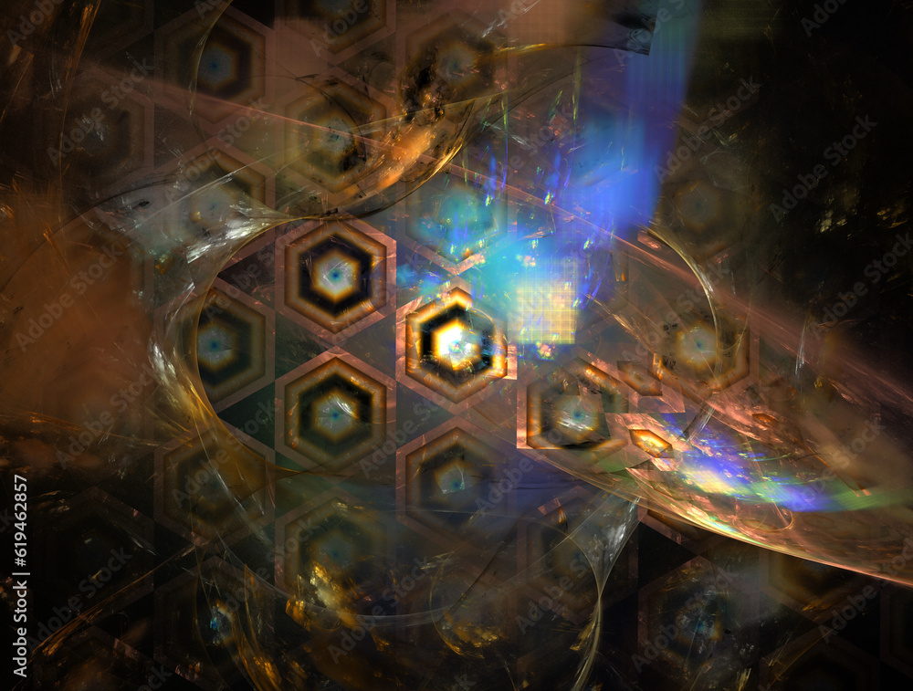 Imaginatory fractal abstract background Image Imaginatory fractal abstract background Image