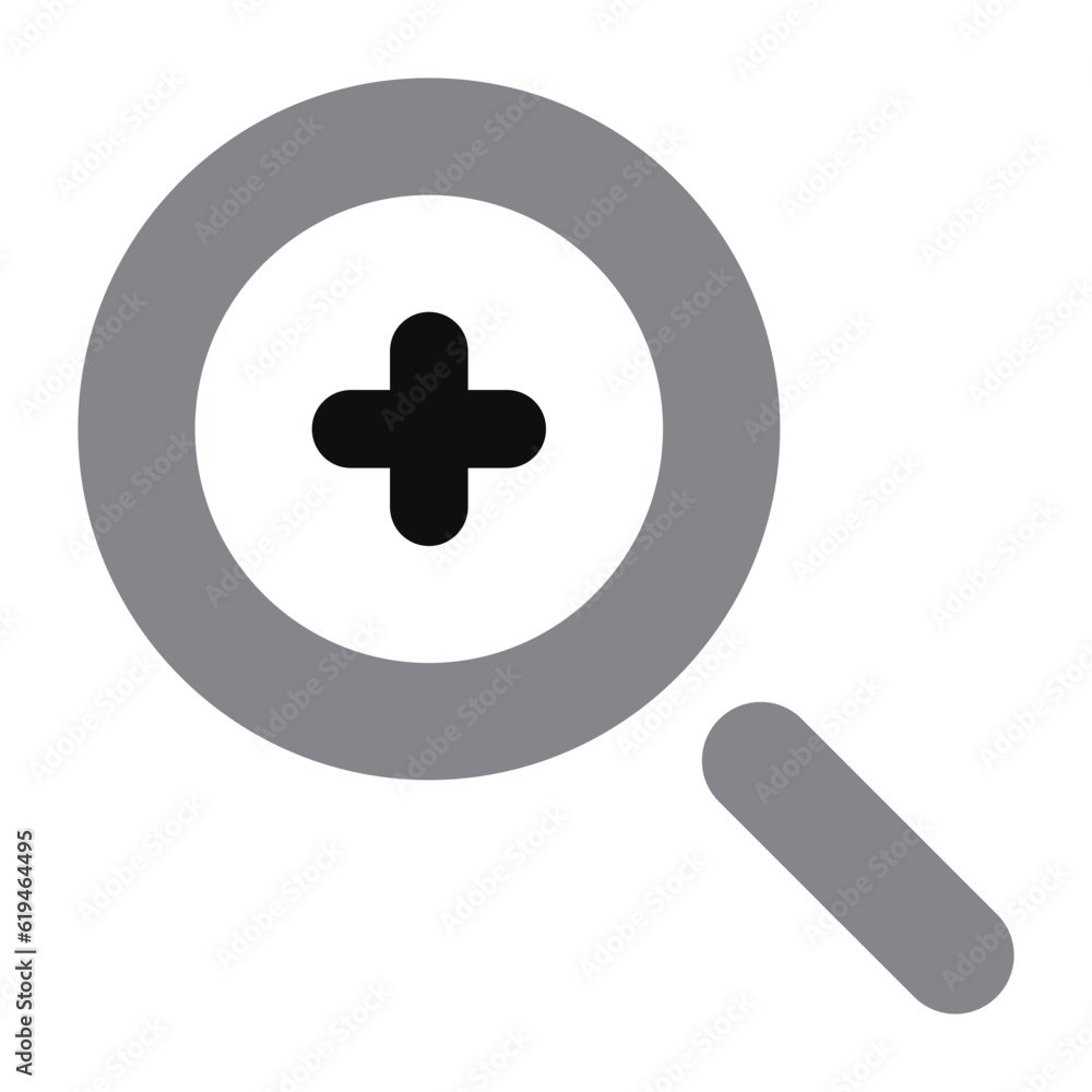 Obraz premium zoom lens icon