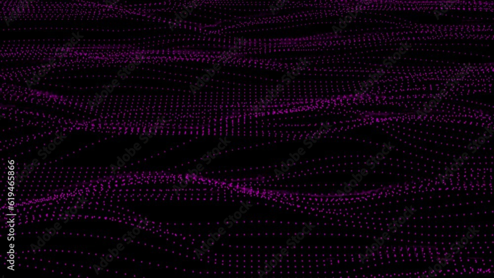 Loop of Plexus Structural Data Network Connection of Information. 4K Abstract background of points. Cyber particles. Big data stream. Vector illustration Loop of Plexus Structural Data Network Connection of Information. 4K Abstract background of points. Cyber particles. Big data stream. Vector illustration