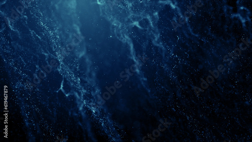 Particles blue event game trailer titles cinematic concert openers end credit background