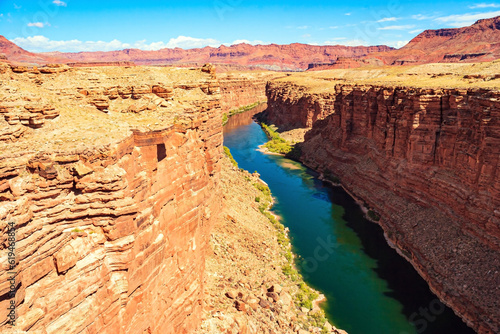 The canyon of the Colorado River