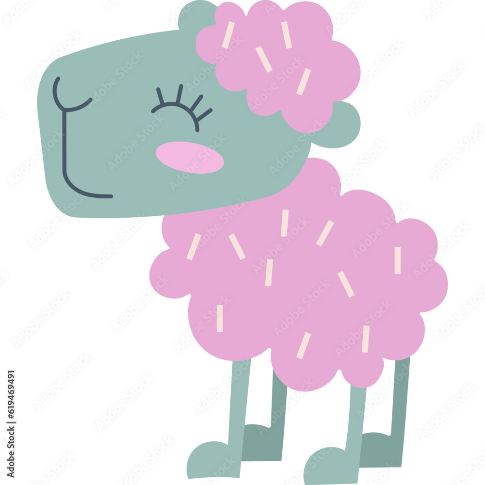 Sheep Cute Character Sheep Cute Character