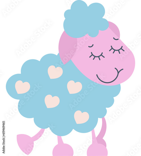 Wallpaper Mural Sheep Cute Character Torontodigital.ca