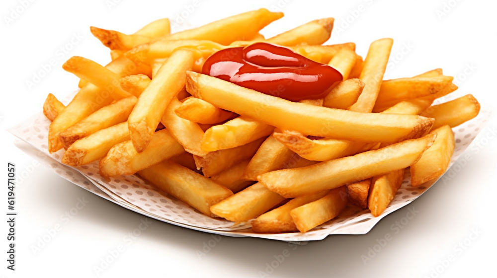 french fries with ketchup french fries with ketchup
