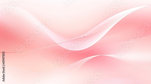 Soft Pink Light Silk Waves background. Abstract soft color design surface with wavy borders and curves. Generative AI.