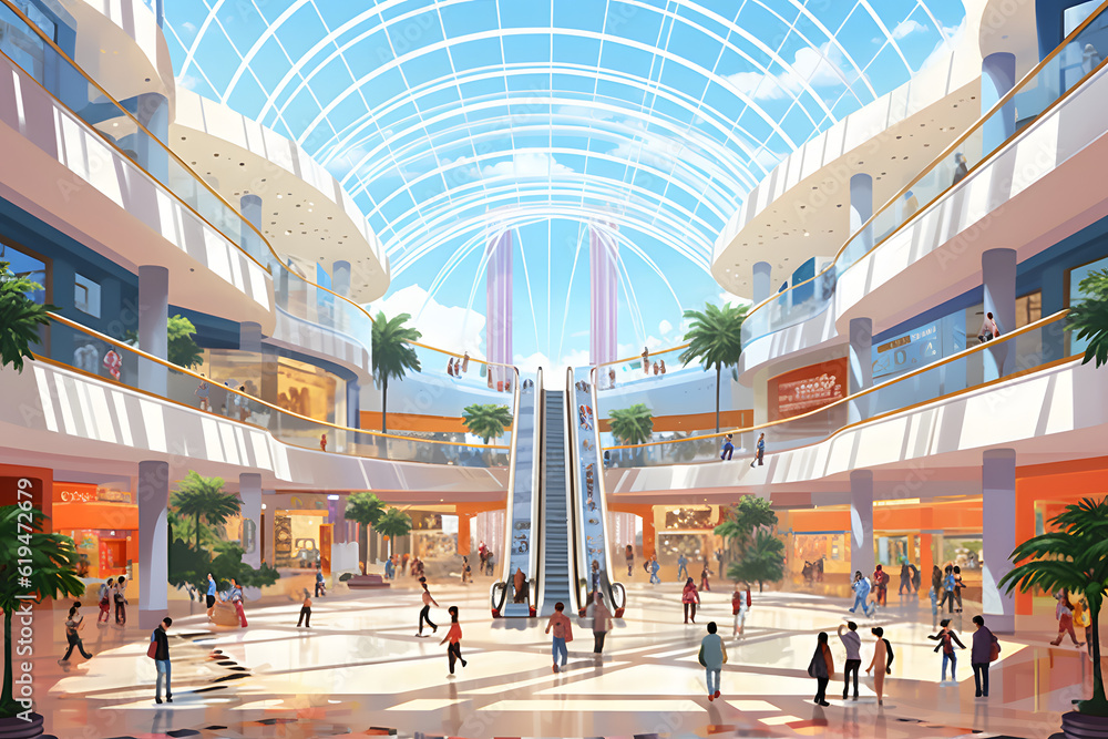 landscape city vector Made with Generative AI landscape city vector Made with Generative AI