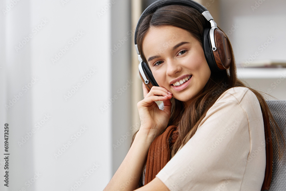 music chair smile teenage girl lifestyle earphones phone meditation happy music chair smile teenage girl lifestyle earphones phone meditation happy