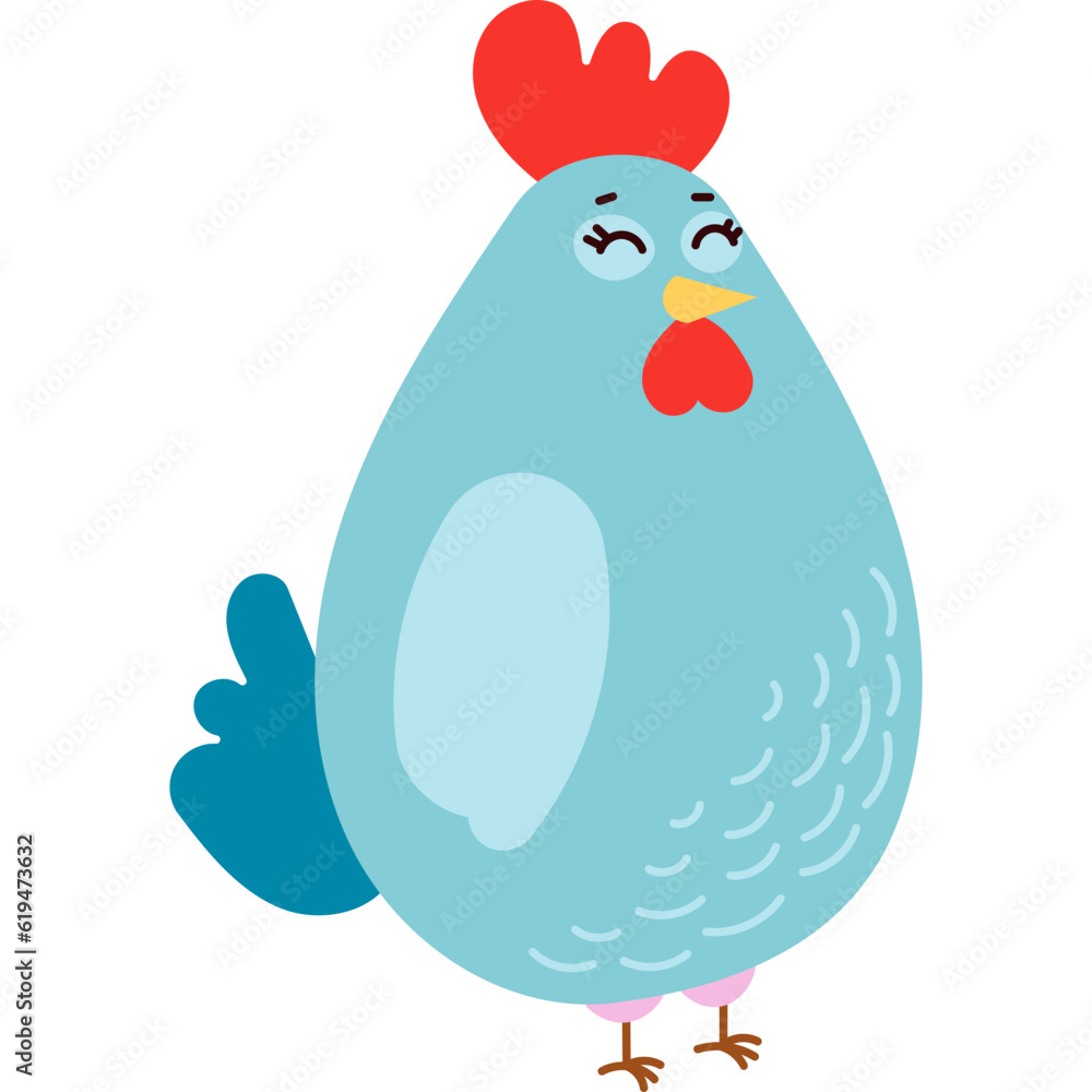 Chicken Cute Character Chicken Cute Character