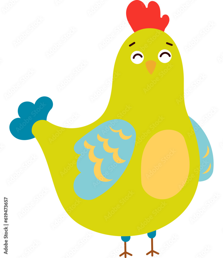 Chicken Cute Character Chicken Cute Character
