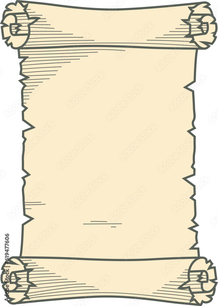 Old scroll clipart 