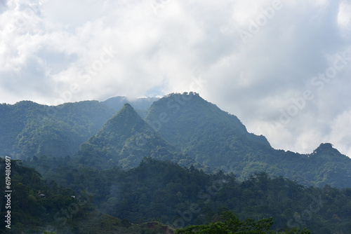 The beauty of the scenery on Mount Muria, Kudus, Central Java photo