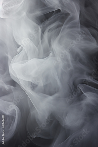 Gray smoke pattern background. 