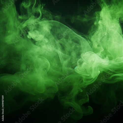 green smoke pattern background 