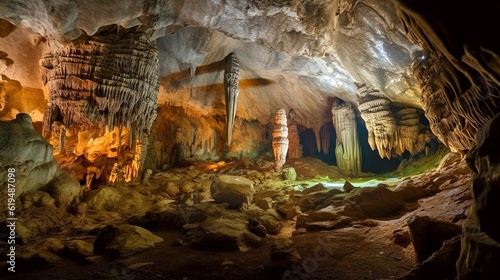 the caves of aggtelek karst and slovak karst hungary generative ai photo