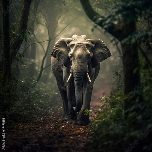 Elephant in the forest