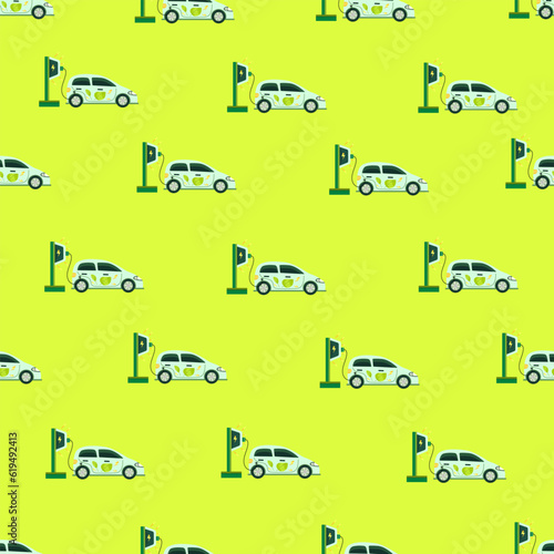 No plastic, go green, Zero waste concepts. Reduce, reuse, refuse, Recycle, Rot - ecological lifestyle and sustainable development. Flat hand drawn style illustrations seamless pattern vector drawing.