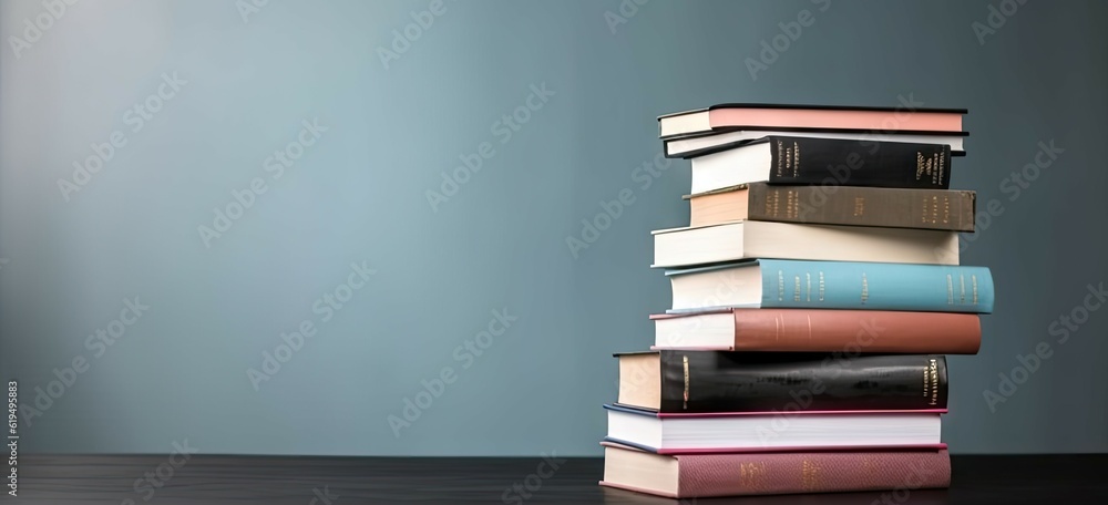Education concept. Set on wooden table by books for back to school for studying, reading with copy space Education concept. Set on wooden table by books for back to school for studying, reading with copy space