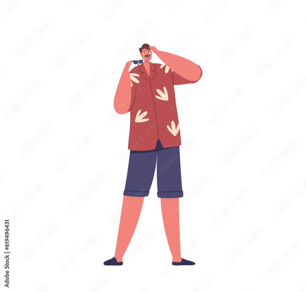 Male Character With Sunburn Eyeglasses Marks. Man Bears Sunburn Lines Around Eyes, Resembling Eyeglasses Male Character With Sunburn Eyeglasses Marks. Man Bears Sunburn Lines Around Eyes, Resembling Eyeglasses