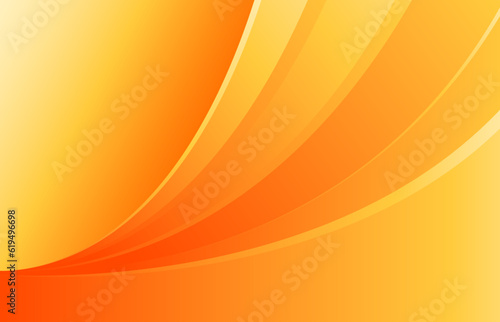 Abstract orange background. Abstract curve wavy background vector Illustration.