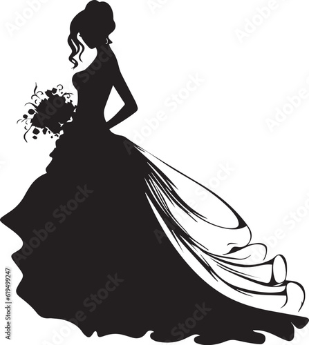 Bride Maid Wedding Dress Flowers