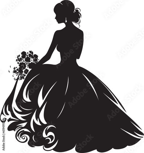Bride Maid Wedding Dress Flowers