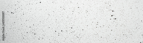 White grunge wall background. concrete background, Long banner format. top view
