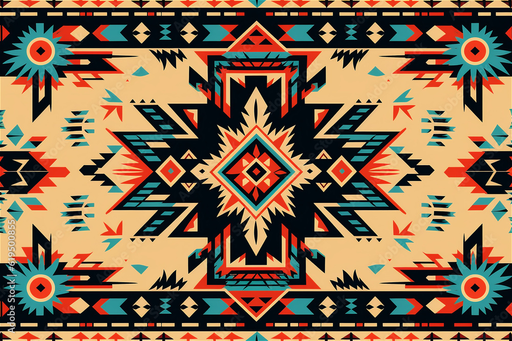 Traditional national pattern of north american indians Traditional national pattern of north american indians