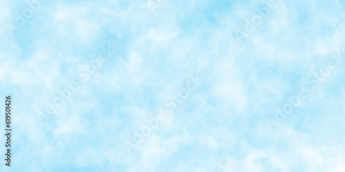 Fototapeta Naklejka Na Ścianę i Meble -  blue sky with clouds. Light sky blue shades watercolor background.Grunge blue background with space for text,watercolor abstract painting of blue grunge texture.	
