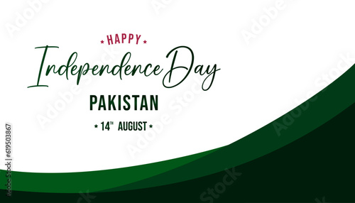 Pakistan Independence day is observed every year on August 14, It marks the anniversary of the partition of the subcontinent into two countries, India and Pakistan. Vector illustration