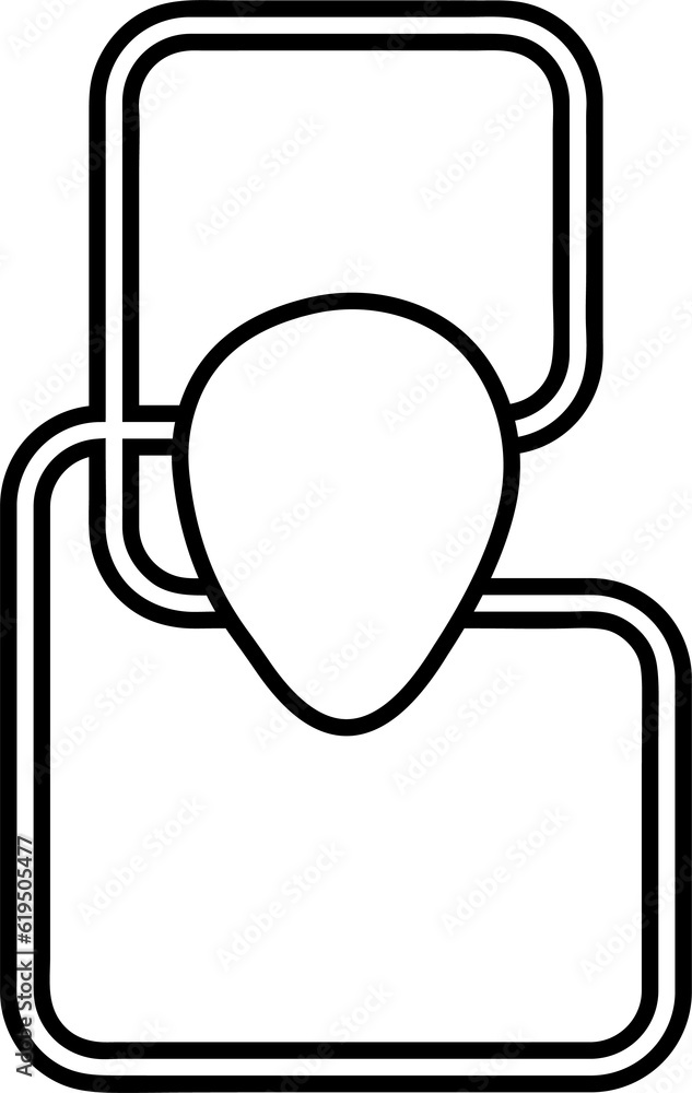 Circulatory system icon in flat style. Circulatory system outline. Circulatory system icon in flat style. Circulatory system outline.