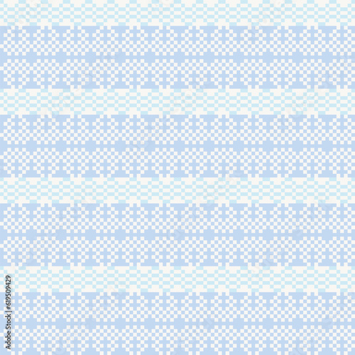 Pastel Christmas Fair Isle Seamless Pattern Design