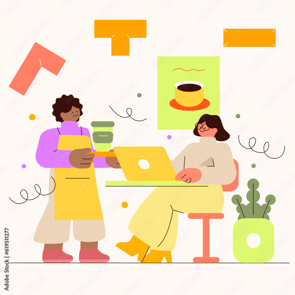 Work from coffeeshop