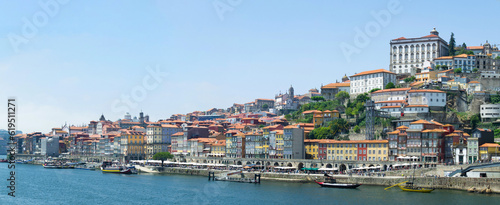 Porto famous historic city, Portugal. Architecture of old town. Travel to Ribeira and Douro river.