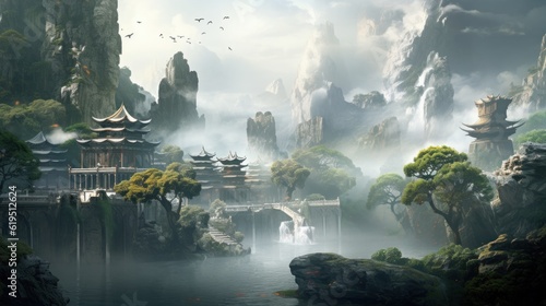 Chinese Style Fantasy Art