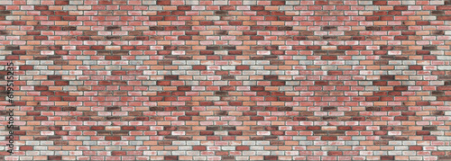 Full screen wallpaper formed by bricks. Brick wall image