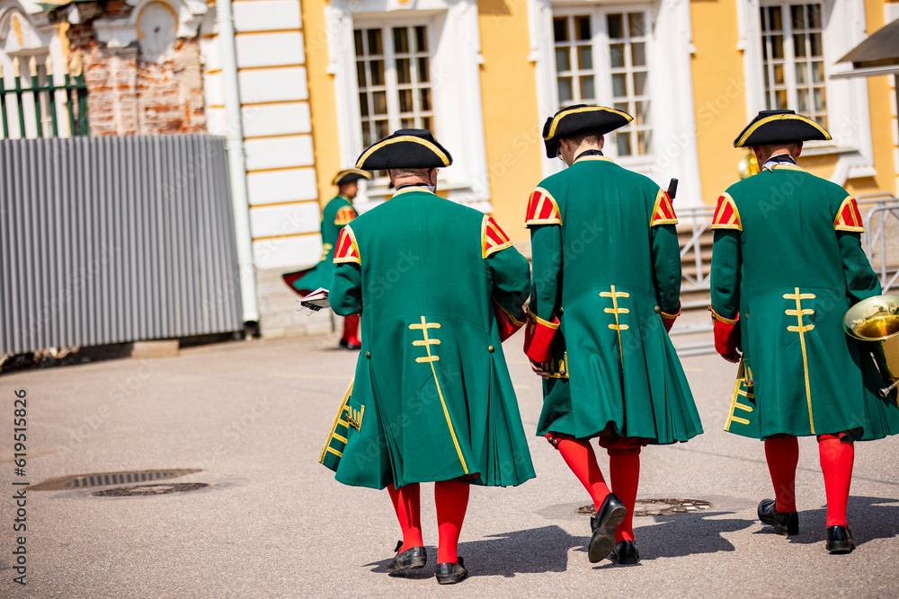 Fototapeta premium two people in a costume