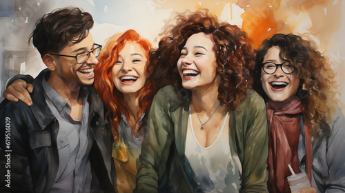 group of people laughing together  © bmf-foto.de